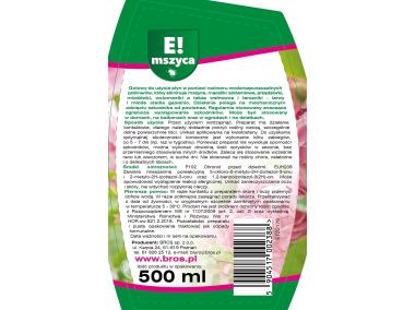Zdjęcie: Oprysk do zwalczania mszyc E-mszyca 500 ml BROS