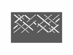 Przęsło Ana 2,00 m, 1,20 m, stal ocynk+RAL7016 struktura POLBRAM