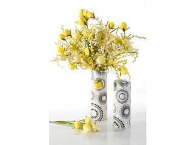 Zdjęcie: Wazon ceramiczny 14x14x37 cm EUROFIRANY
