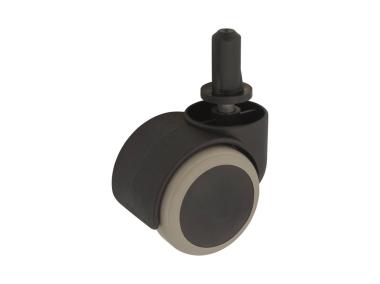 Zdjęcie: Kółko meblowe 50 mm, 50 kg, trzpień 8 mm, tulejka 13 mm, do paneli METRO