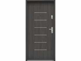 Drzwi wejściowe do mieszkań Bastion A-39 Wenge deska 90 cm lewe OSP KR CENTER