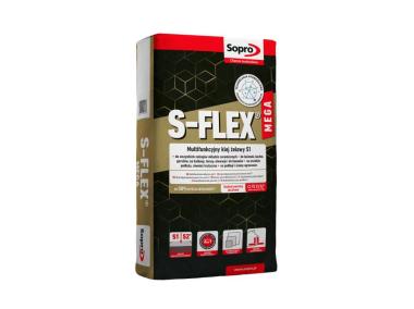 Zdjęcie: Klej żelowy wysokoelastyczny S-Flex Mega 22,5 kg SOPRO