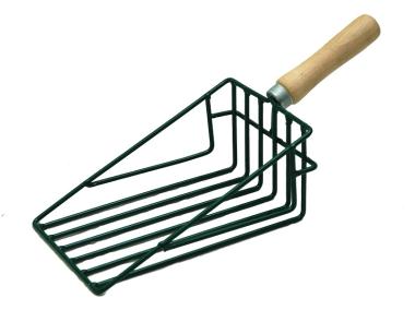Zdjęcie: Szufelka do warzyw 150 mm z trzonkiem drewnianym PROFIX