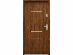 Drzwi wejściowe do mieszkań Bastion A-39 Dąb złoty 80 cm lewe ODO KR CENTER