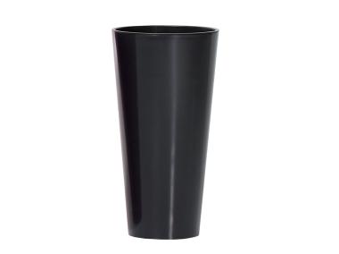 Zdjęcie: Doniczka Tubus Slime Shine antracyt 20 cm PROSPERPLAST