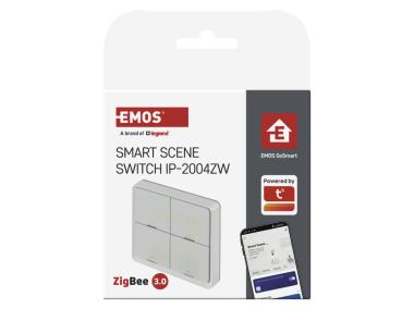 Zdjęcie: Przełącznik GoSmart scen IP-2004ZW, ZigBee 3.0, czteroprzyciskowy EMOS