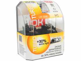 Żarówki halogenowe H1 - 12 V Turbo + 30 % - 2 szt. CAR OK