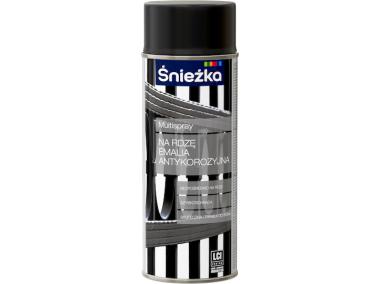 Zdjęcie: Multispray na rdzę czarny 9005 półmat 400ml ŚNIEŻKA