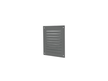 Zdjęcie: Osłona wentylacyjna ze stali 167x167mm z siatką szara VENTS
