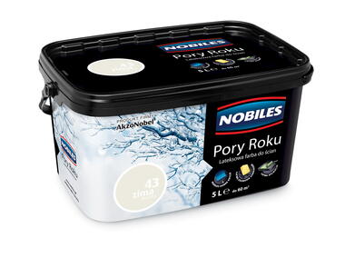 Zdjęcie: Farba lateksowa Pory Roku 5 L zima skalista NOBILES