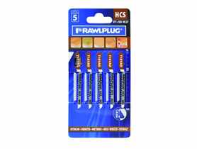 Brzeszczot 77 mm do drewna 14 mm cięcie precyzyjne hcs 5 szt. RAWLPLUG