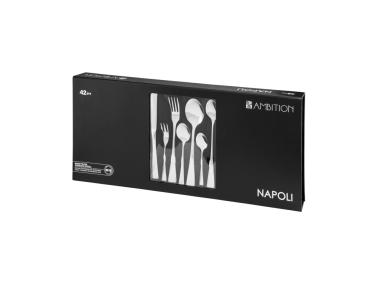 Zdjęcie: Komplet sztućcy Napoli 42 elementy gift box AMBITION