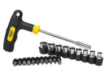 Zdjęcie: Wkrętak t z nasadkami i grotami HOME TOOLS