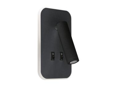Zdjęcie: Oprawa dekoracyjna SMD Otello Led D 6W+3W kolor czarny STRUHM