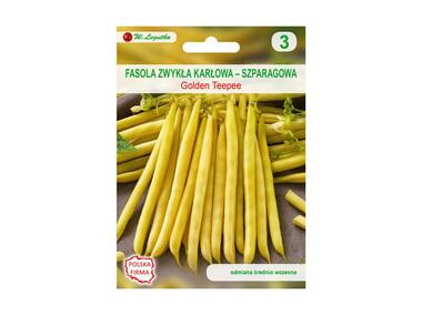 Zdjęcie: Fasola zwykła karłowa Golden Teepee nasiona tradycyjne 35 g W. LEGUTKO