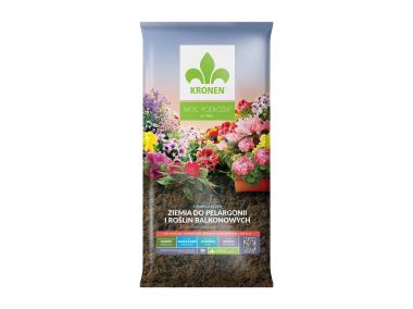 Zdjęcie: Ziemia do pelargonii, surfinii i roślin balkonowych 50L KRONEN