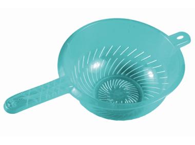 Zdjęcie: Cedzak z uchwytem fabio 24 cm  wodny niebieski KEEEPER