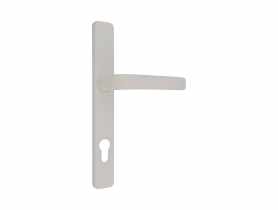 Klamka Saturn 92 WKL biała MEDOS