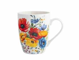 Kubek baryłka Bukiet Maków 350 ml ALTOMDESIGN