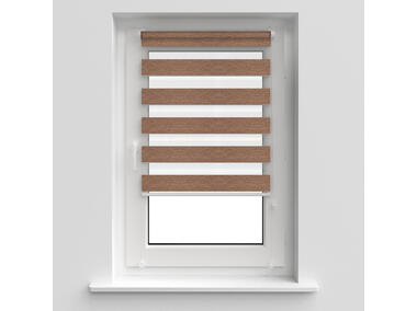 Zdjęcie: Roleta 42x140 Zebra III j.brąz DECODESIGN
