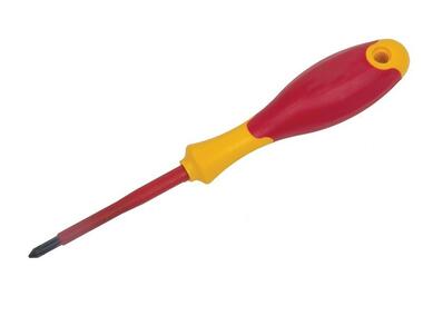 Zdjęcie: Wkrętak elektrotechniczny Soft touch ph nr 2x100 zawieszka PROFIX