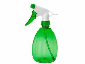 Zraszacz transparentny 550 ml Flora zielony VERDENIA