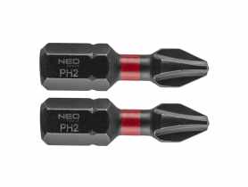 Bity udarowe PH2 x 25 mm, 2 szt. NEO TOOLS