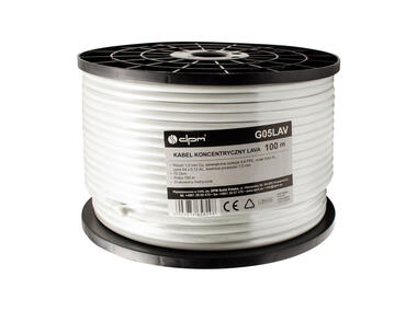 Zdjęcie: Kabel koncentryczny RG6U rolka G05LAV DPM SOLID