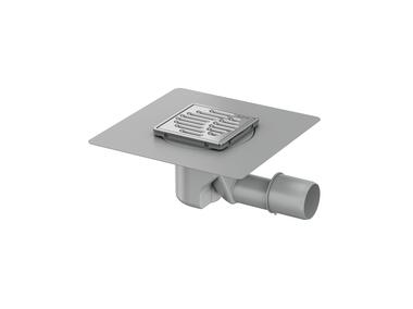 Zdjęcie: Wpust 105x105 z kołnierzem, odpływ poziomy  DN=40/50, h=104 mm MG Gully ACO