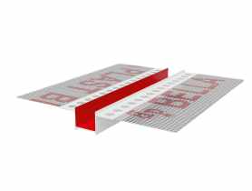 Listwa do boniowania PVC z siatką BP11 H3RS L300 biała BELLA-PLAST