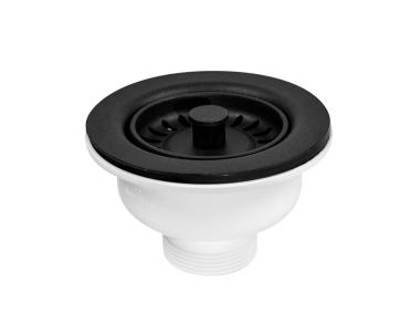 Zdjęcie: Spust zlewozmywakowy 1.1/2 x113 mm z sitkiem wyciąganym ze stali nierdzewnej MCALPINE