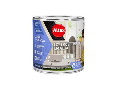 Zdjęcie: Emalia szybkoschnąca 0,25 L szary połysk ALTAX