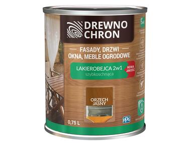 Zdjęcie: Lakierobejca 2w1 orzech jasny 0,75 L DREWNOCHRON