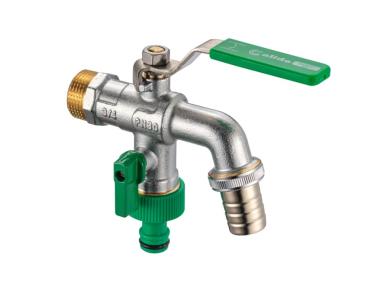 Zdjęcie: Zawór kulowy czerpalny Bis 3/4"x3/4" szybkozłącze x3/4"X20 CALIDO