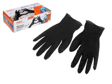 Zdjęcie: Rękawice nitrylowe Black 100 sztuk S 10919 RAVI