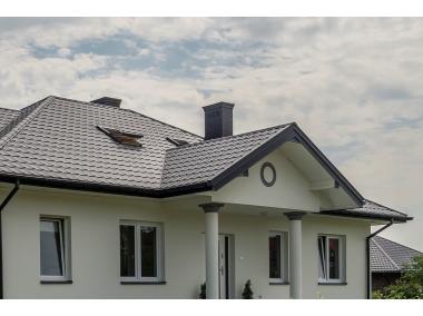 Zdjęcie: Blachodachówka Rubin 400/15 purlak 7016 BLACHY PRUSZYŃSKI