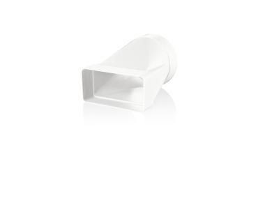 Zdjęcie: Łącznik kanałowy płaski i okragły 60x204/125 mm w płaszczyźnie stycznej VENTIKA