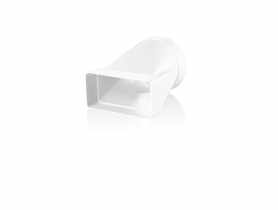 Łącznik kanałowy płaski i okragły 60x204/125 mm w płaszczyźnie stycznej VENTIKA