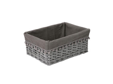 Zdjęcie: Koszyk szary z pomponami 36x27x16 cm ALTOMDESIGN