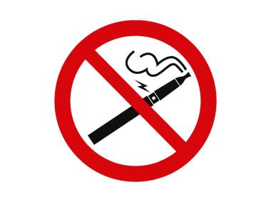 Zdjęcie: Oznaczenie "Zakaz palenia papierosów elektronicznych" 15x15 cm METRO