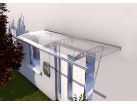 Zadaszenie Swing PT/ET stal kwas. 2400x900x220 mm Akryl 4 mm GUTTA