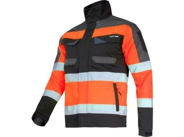 Zdjęcie: Kurtka ostrzegawcza czarno-pomarańczowa, 2XL, CE, LAHTI PRO