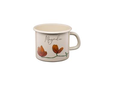Zdjęcie: Kubek emaliowany z kalką Flores 12 cm/1 L wzór 1 GALICJA