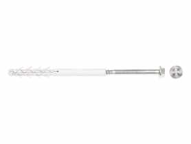 Kołek rozporowy ramowy z wkrętem do drewna Kpo 16x160 mm  - 15 szt. WKRĘT-MET