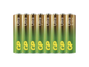 Zdjęcie: Bateria alkaliczna GP Ultra AA (LR6) 6+2PP EMOS
