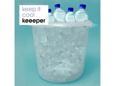 Zdjęcie: Wiadro z wylewką mika 10 L transparent KEEEPER