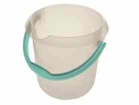 Wiadro z wylewką mika 10 L transparent KEEEPER