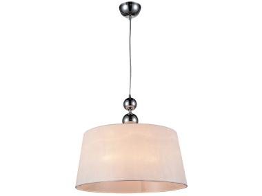 Zdjęcie: Lampa sufitowa wisząca Clara 60 W chrom-biała CANDELLUX