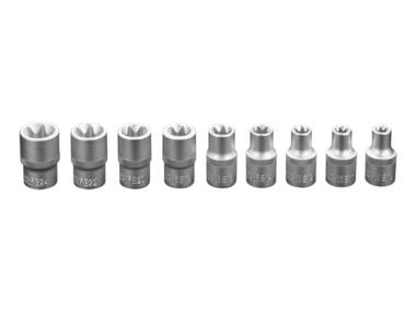 Zdjęcie: Klucze nasadowe 1/2" Torx zestaw 9 sztuk NEO