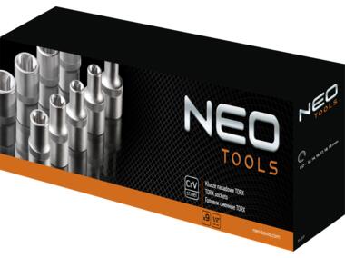 Zdjęcie: Klucze nasadowe 1/2" Torx zestaw 9 sztuk NEO